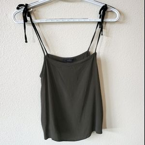 Forever 21 Olive Green Fashion Tank Top Size M
